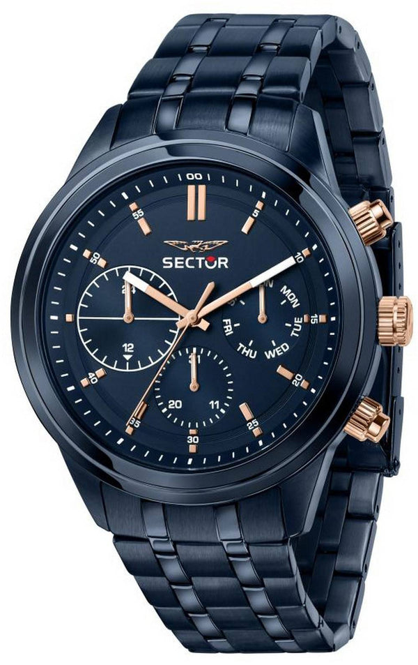 Sector 670 Blue Sunray Dial Stainless Steel Quartz R3253540005 Men's Watch