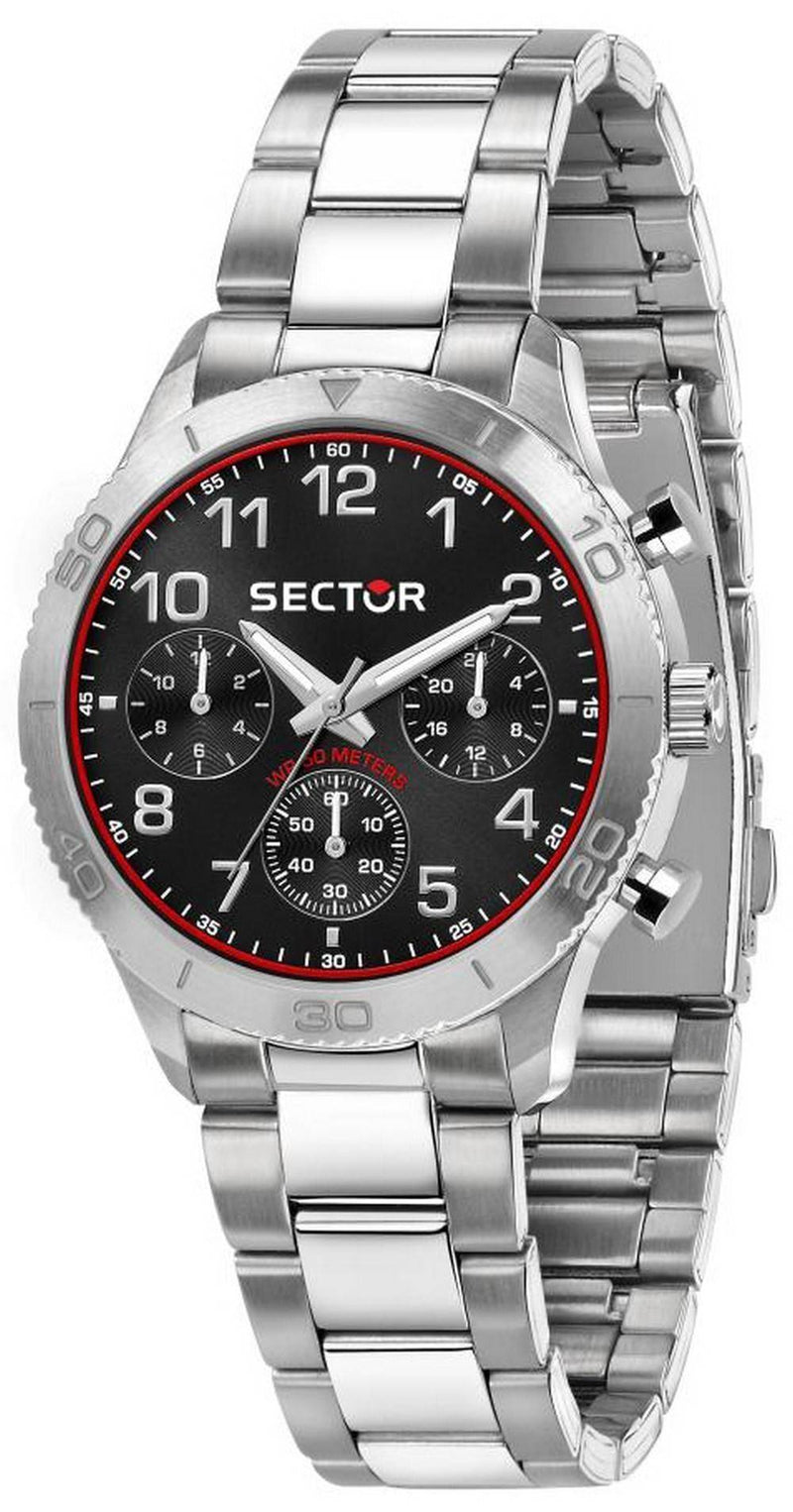 Sector 270 Chronograph Black Sunray Dial Stainless Steel Quartz R3253578017 Men's Watch