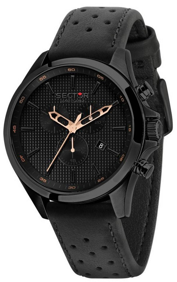 Sector De Gayardon Chronograph Leather Strap Quartz R3271623001 100M Men's Watch