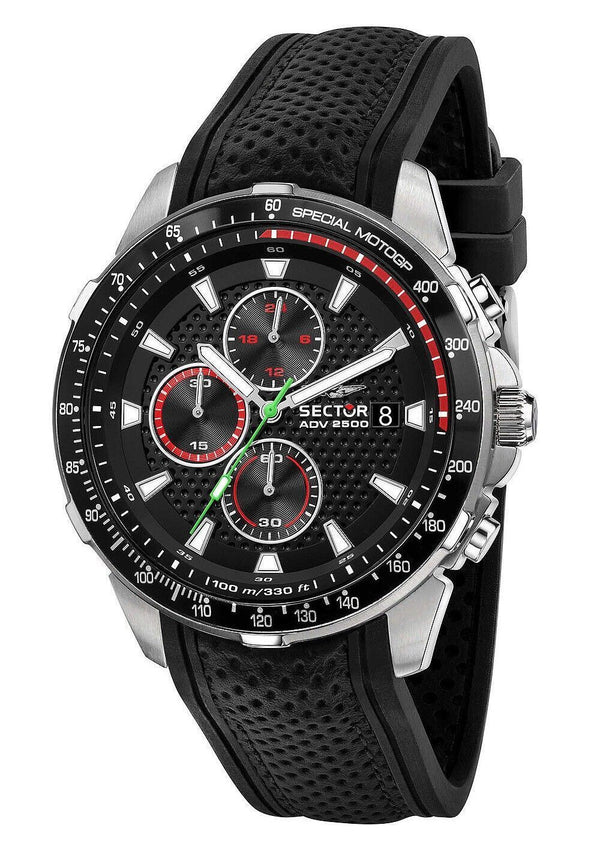 Sector ADV2500 Special MotoGP Chronograph Black Dial Quartz R3271643003 100M Men's Watch