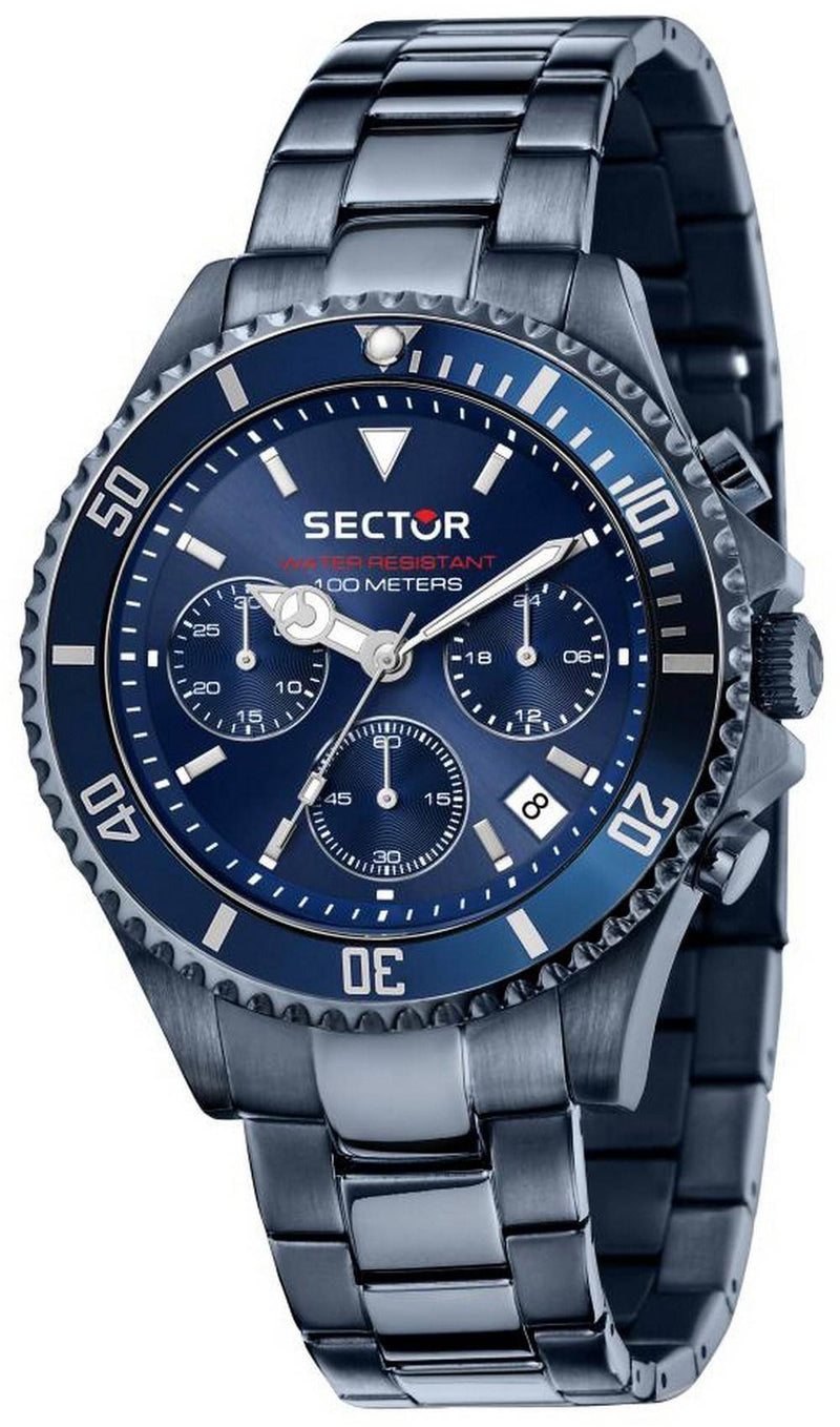 Sector 230 Chronograph Dark Blue Dial Stainless Steel Quartz R3273661026 100M Men's Watch