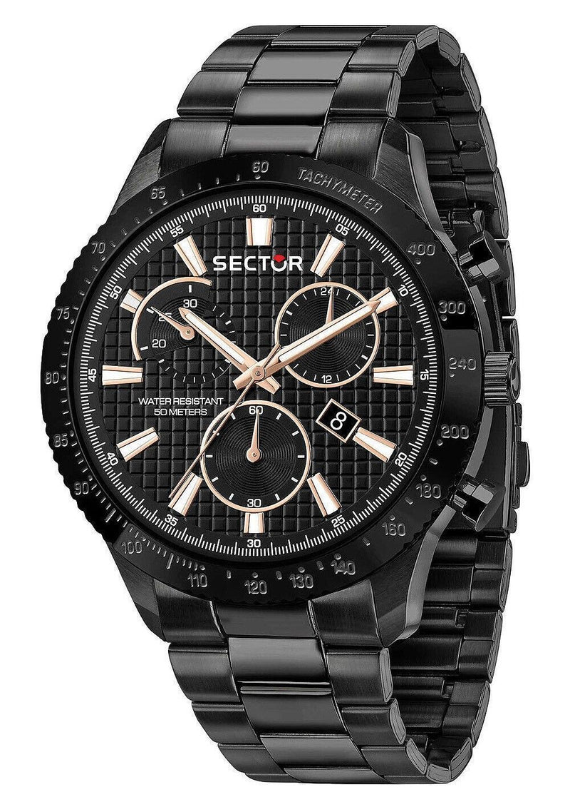 Sector 270 Chronograph Stainless Steel Black Dial Quartz R3273778001 Men's Watch