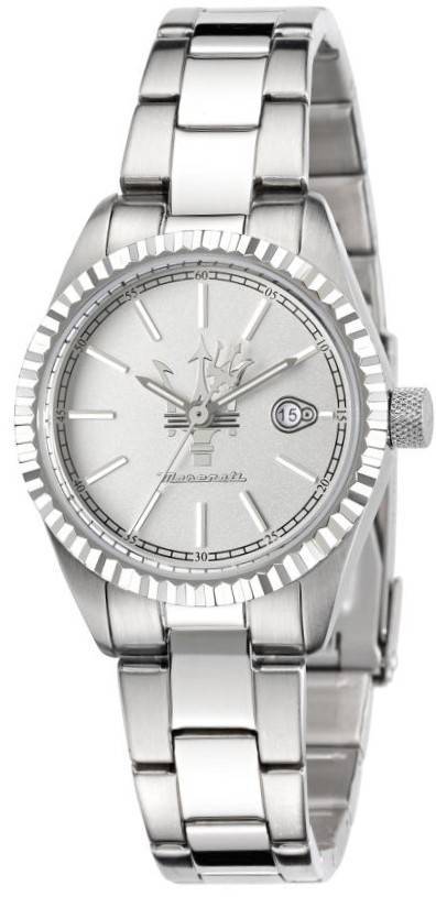 Maserati Competizione Stainless Steel Silver Dial Quartz R8853100503 100M Women's Watch