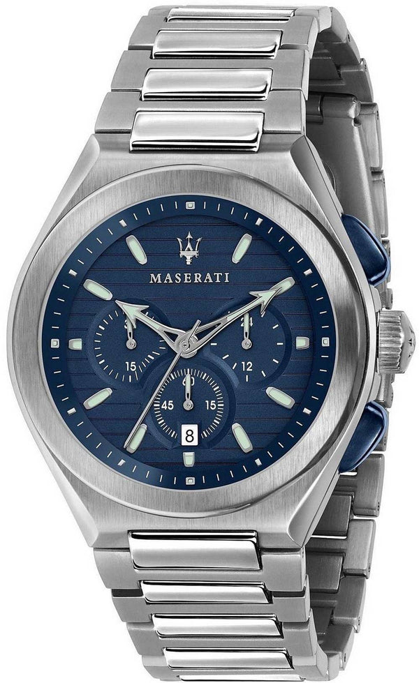 Maserati Triconic Chronograph Quartz R8873639001 100M Men's Watch