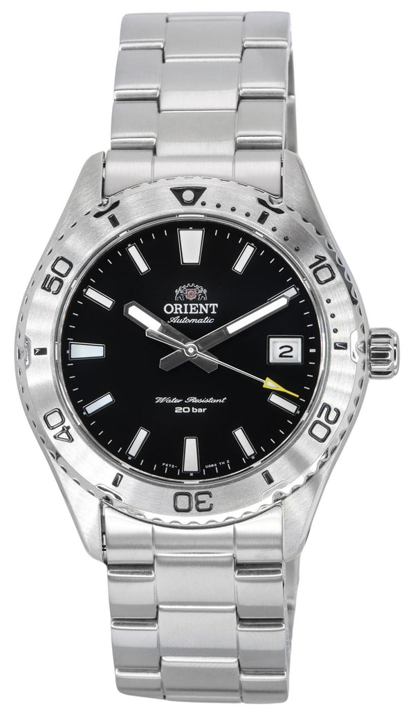 Orient Sports Mako Stainless Steel Black Dial Automatic Diver's RA-AC0Q01B10B 200M Men's Watch