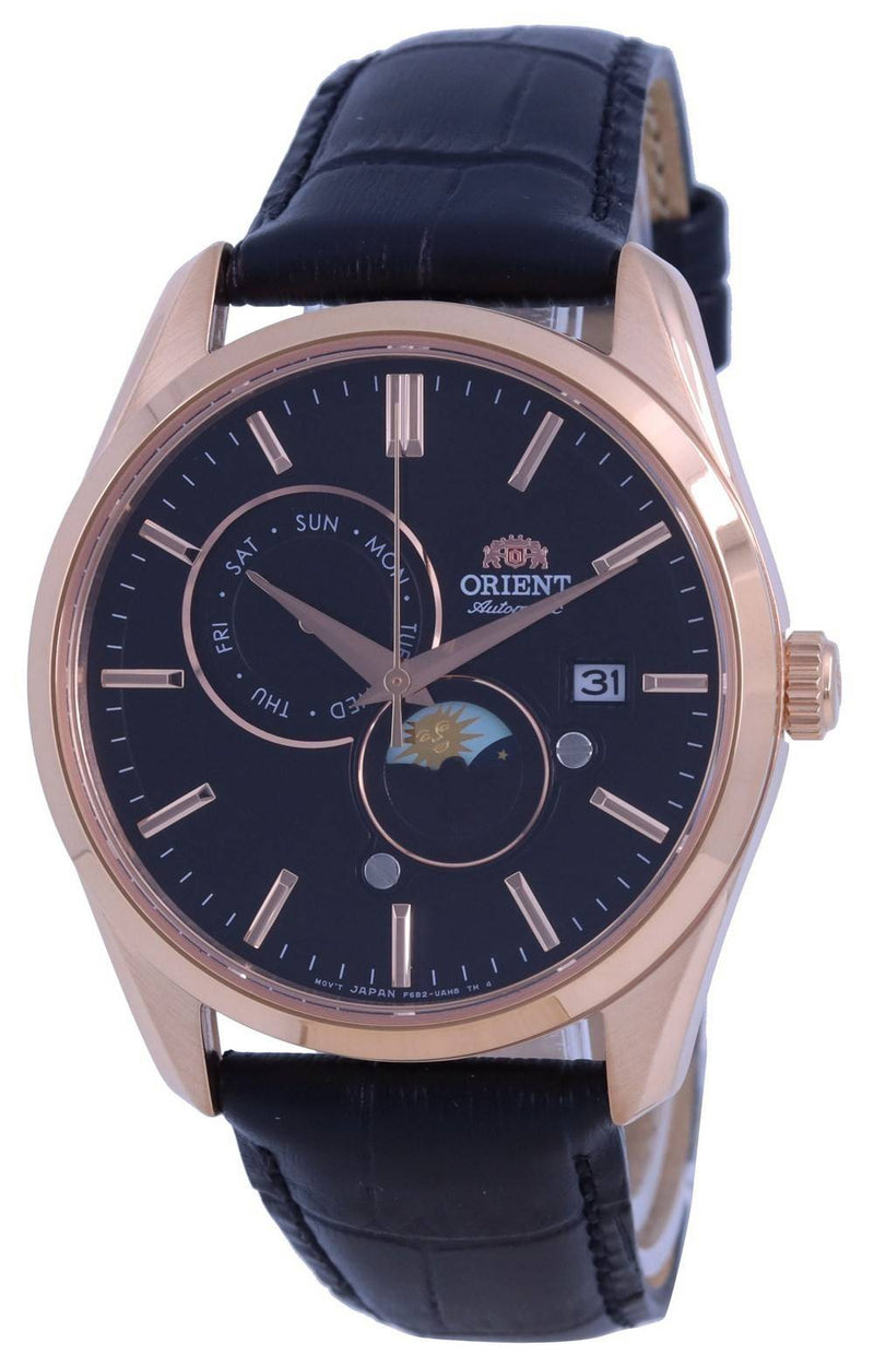 Orient Classic Sun  Moon Gen Black Dial Automatic RA-AK0309B10B Men's Watch