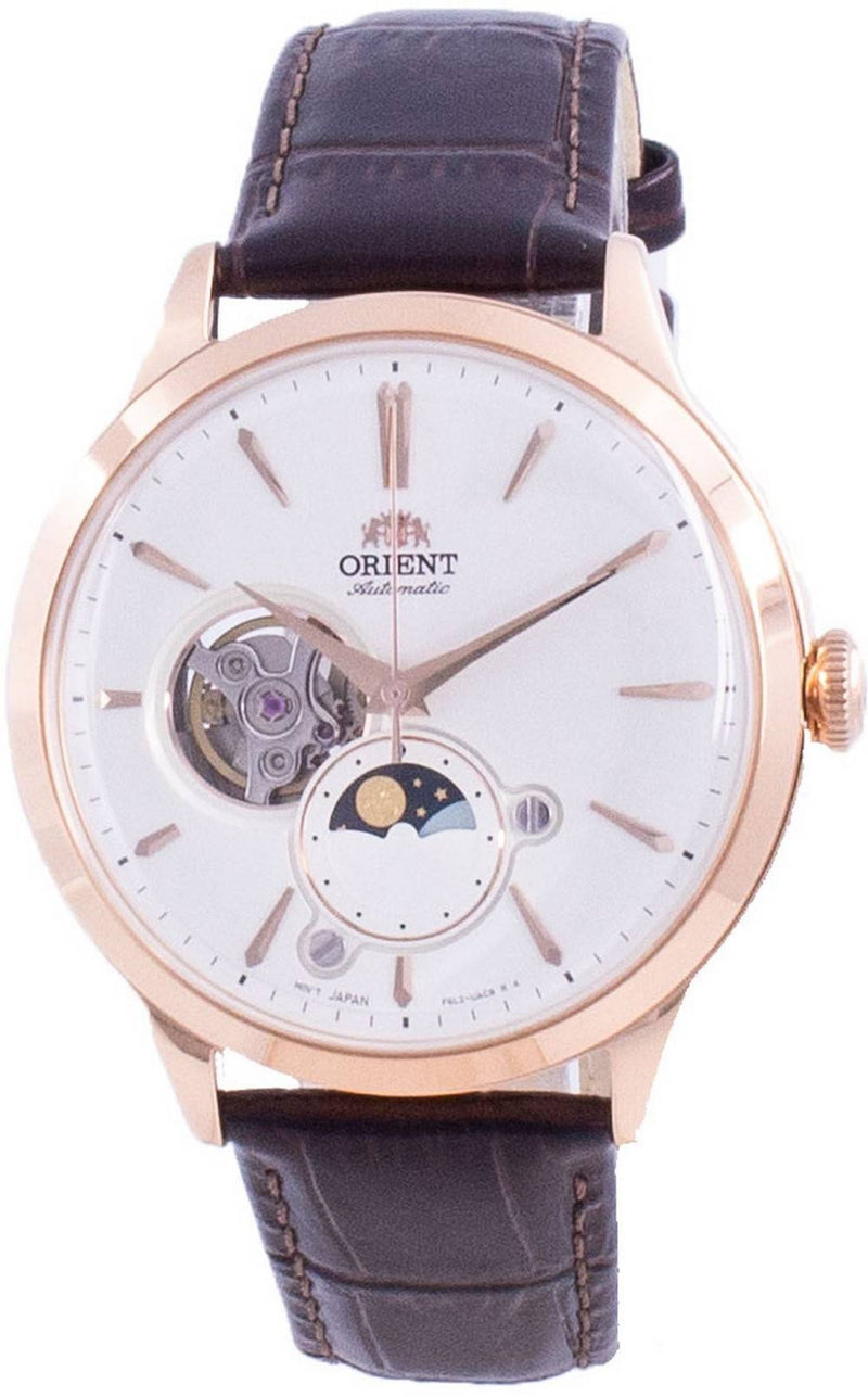 Orient Sun  Moon Phase Open Heart Dial Automatic RA-AS0102S10B Men's Watch