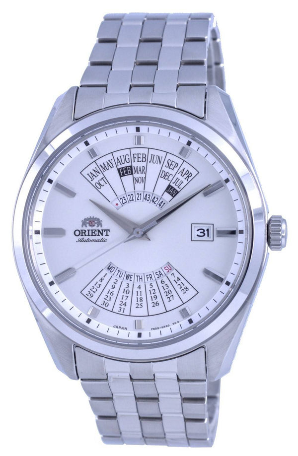 Orient Contemporary Multi Year Calendar White Dial Mechanical RA-BA0004S00C Men's Watch