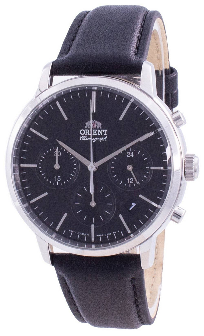 Orient Contemporary Chronograph Black Dial Quartz RA-KV0303B10B Men's Watch