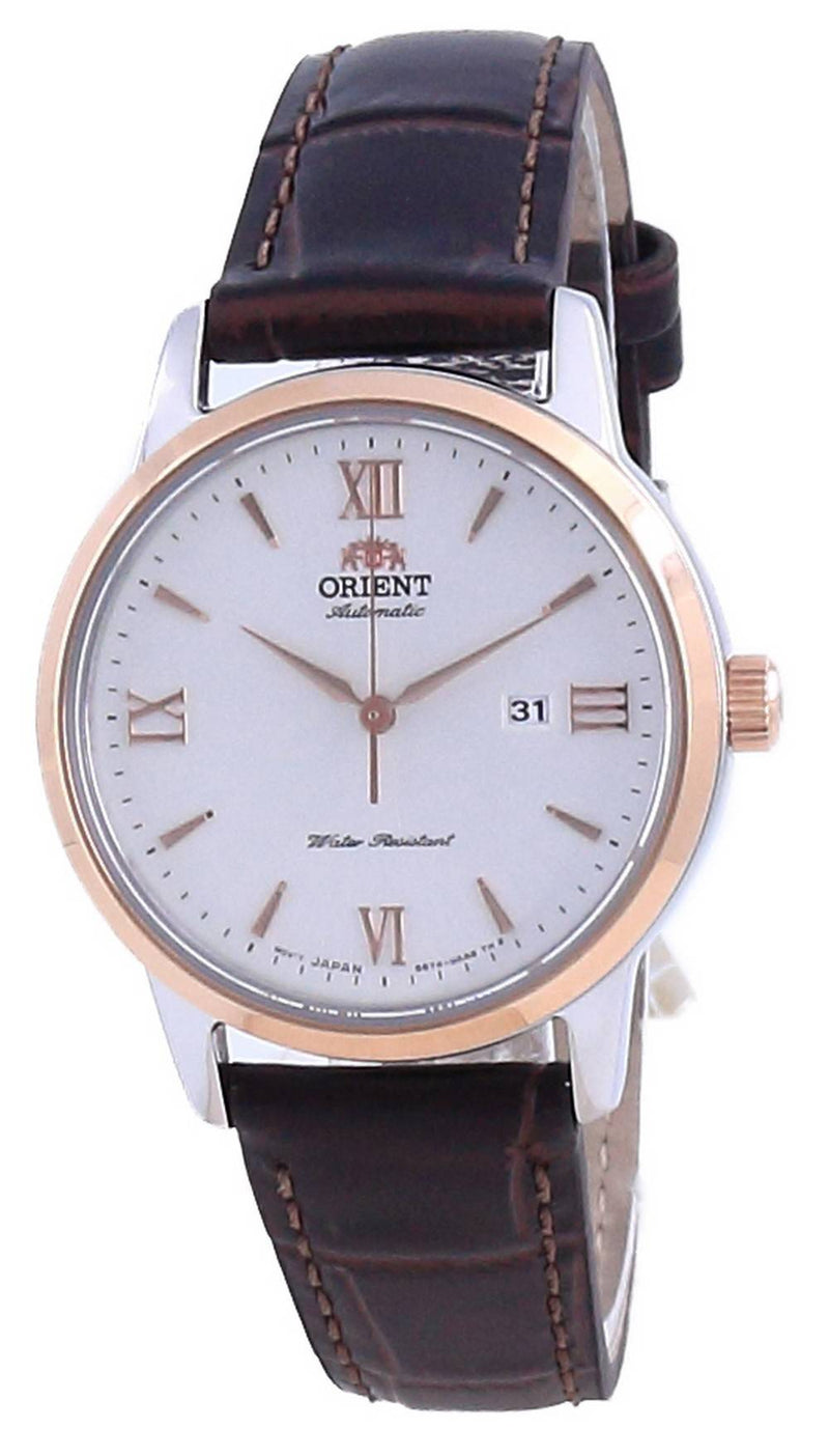 Orient Contemporary White Dial Leather Automatic RA-NR2004S10B Women's Watch