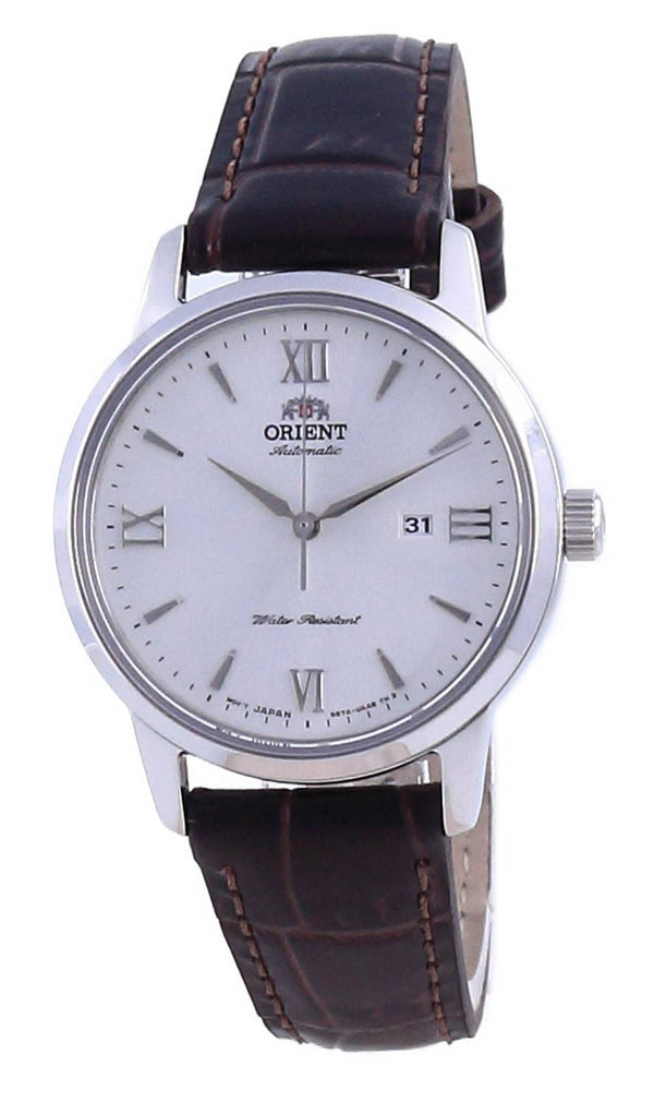 Orient Contemporary White Dial Leather Automatic RA-NR2005S10B Women's Watch