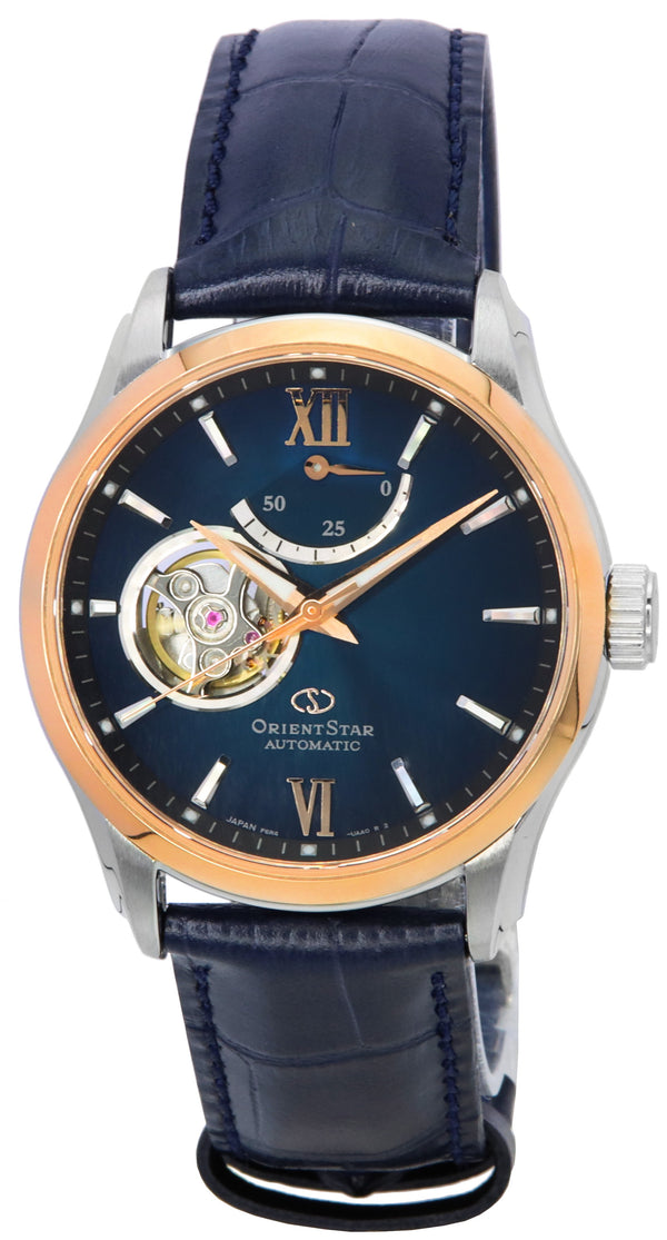 Orient Star Contemporary Limited Edition Open Heart Blue Dial Automatic RE-AT0015L00B 100M Men's Watch