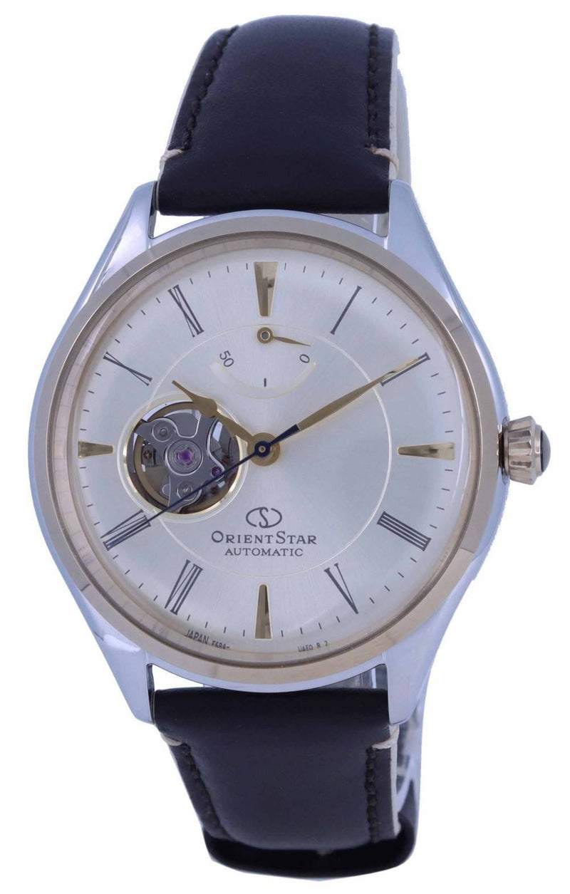 Orient Star Open Heart Champagne Dial Automatic RE-AT0201G00B Men's Watch