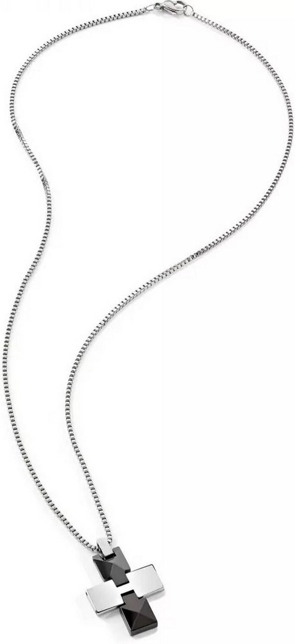 Morellato Ceramic Stainless Steel Chain SACU01 Men's Necklace
