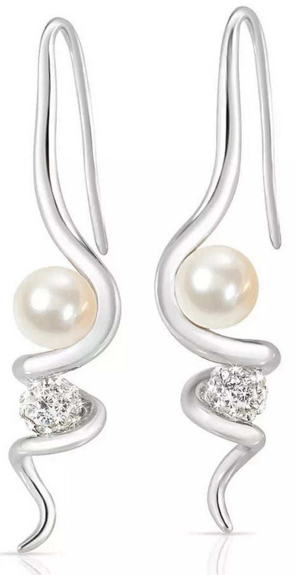 Morellato Luminosa Stainless Steel Cultured Pearl SAET12 Women's Drops Earrings