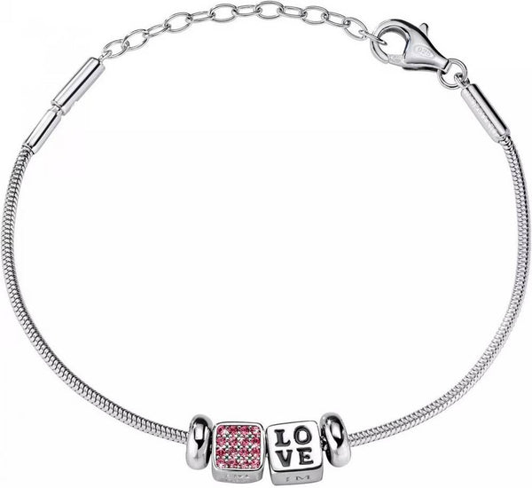 Morellato Solomia Sterling Silver Love SAFZ177 Women's Bracelet