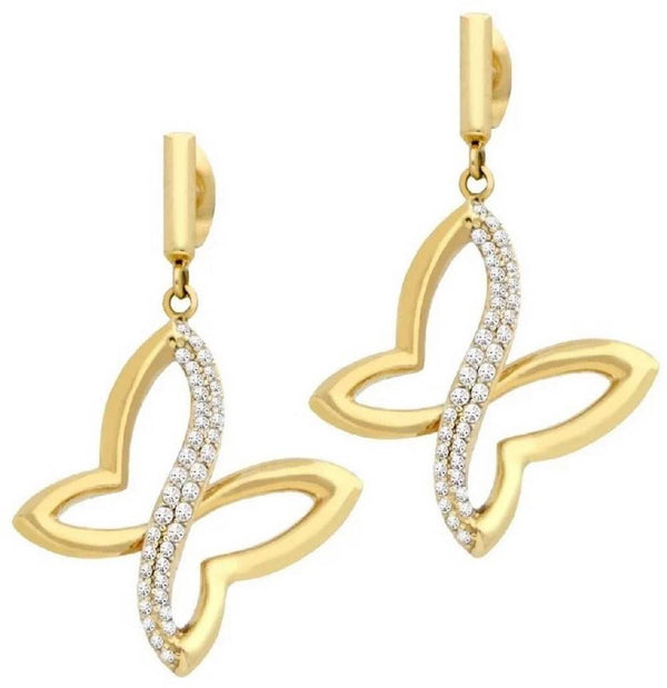 Morellato Battito Gold Tone Rhodium Plated SAHO08 Women's Earring