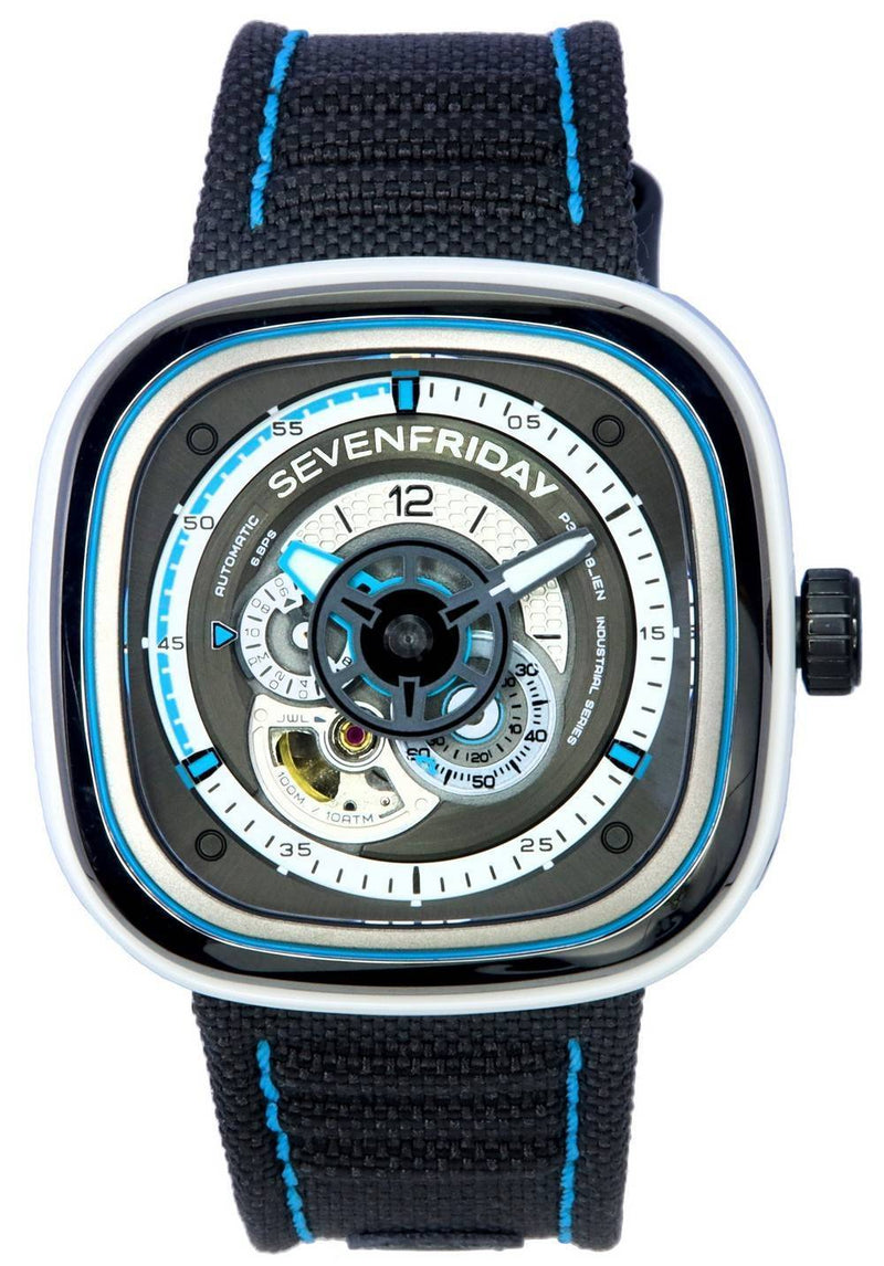 Sevenfriday P-Series Automatic Power Reserve NTD P3C/08 SF-P3C-08 Men's Watch