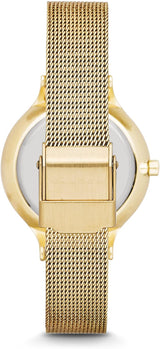 Skagen Anita Gold Tone Mesh Bracelet Crystallized SKW2150 Women's Watch