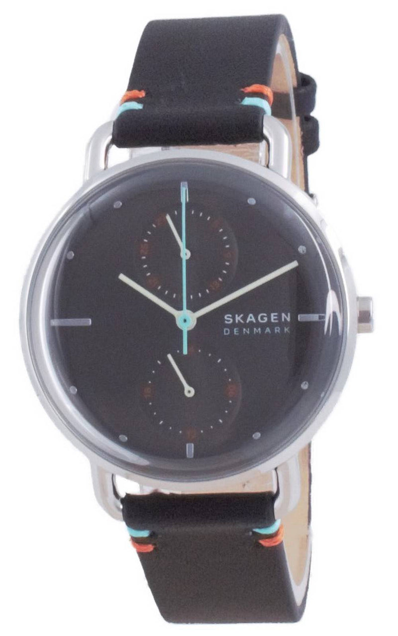 Skagen Horizont Grey Dial Leather Quartz SKW2930 Women's Watch