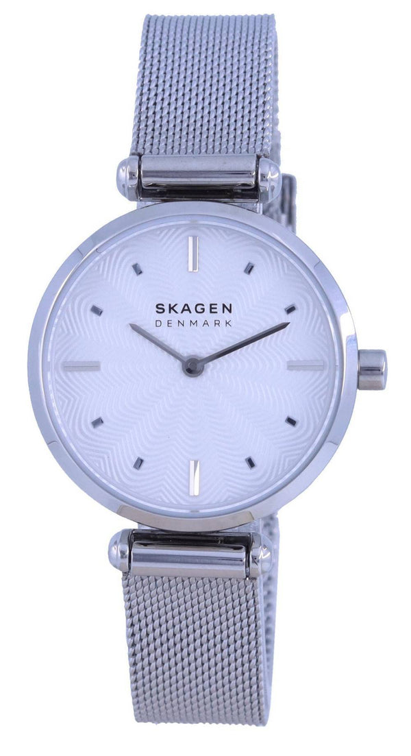 Skagen Amberline Silver Dial Stainless Steel Quartz SKW2956 Women's Watch