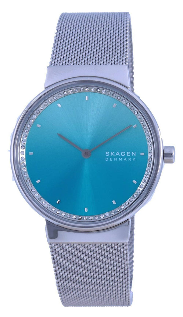 Skagen Freja Blue Dial Stainless Steel Quartz SKW2983 Women's Watch