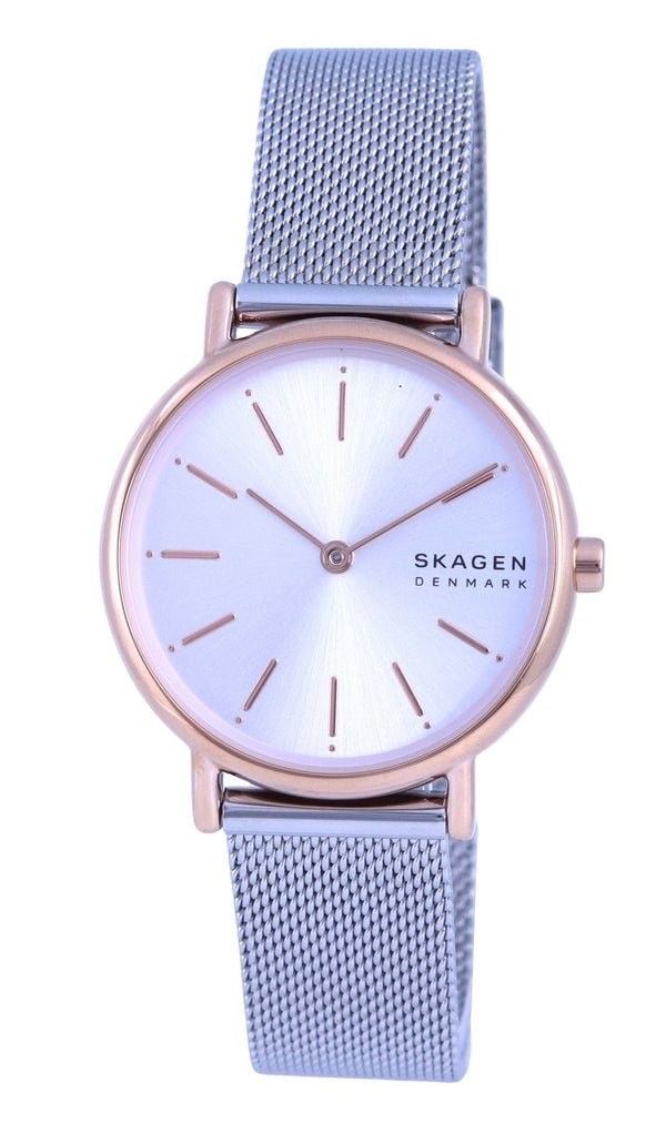 Skagen Signatur Stainless Steel Mesh Silver Dial Quartz SKW2997 Women's Watch