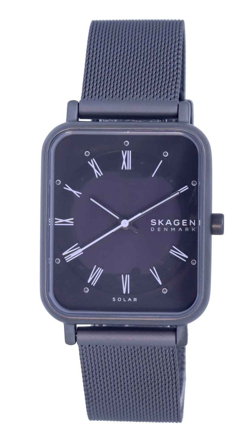 Skagen Ryle Stainless Steel Mesh Grey Dial Solar SKW3000 Women's