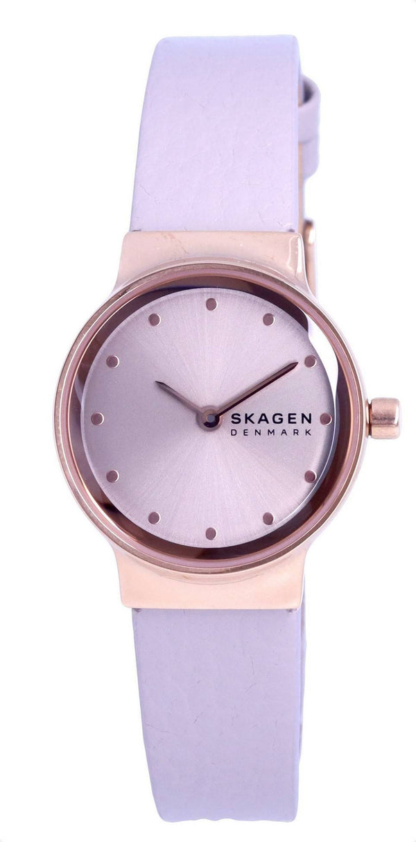 Skagen Freja Lille Leather Grey Dial Quartz SKW3005 Women's Watch