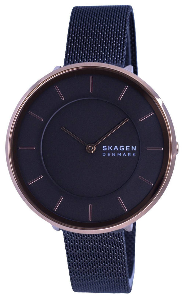 Skagen Gitte Stainless Steel Mesh Charcoal Dial Quartz SKW3012 Women's Watch