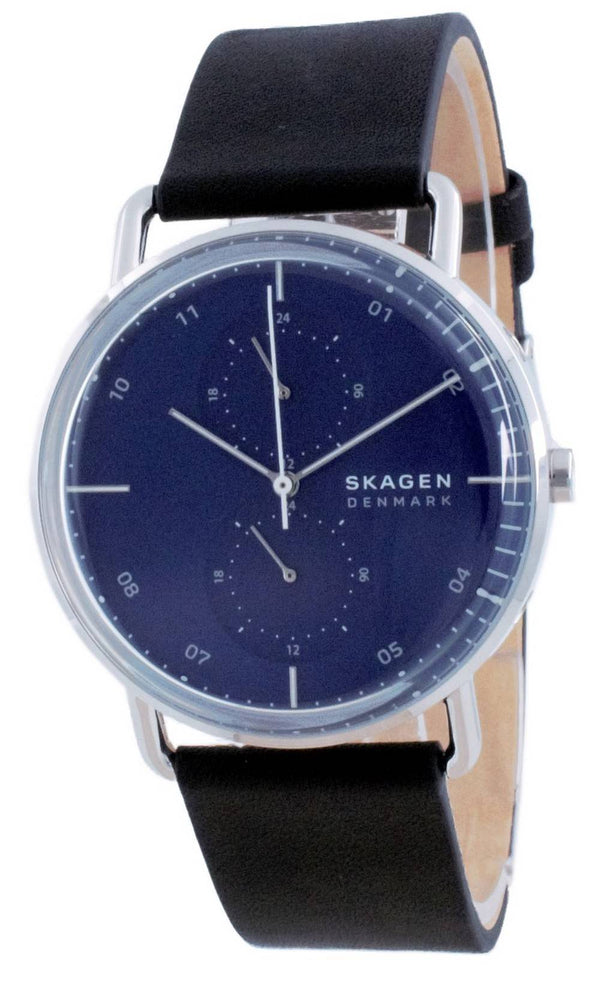 Skagen Horizont Blue Dial Leather Quartz SKW6702 Men's Watch
