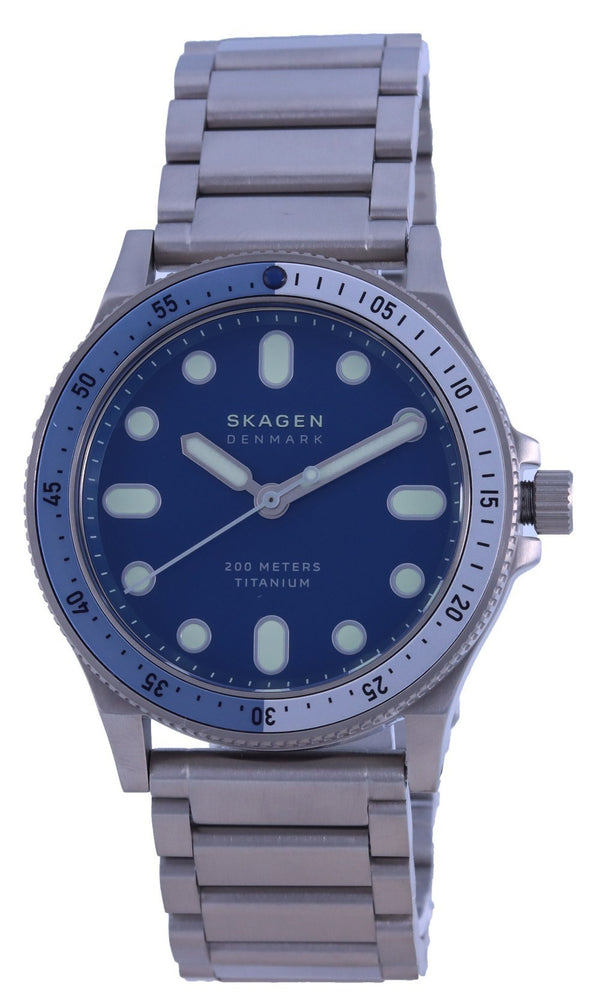 Skagen Fisk Limited Edition Titanium Diver's Quartz SKW6717 200M Men's Watch
