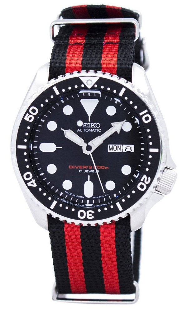 Seiko Automatic Diver's 200M NATO Strap SKX007J1-var-NATO3 Men's Watch