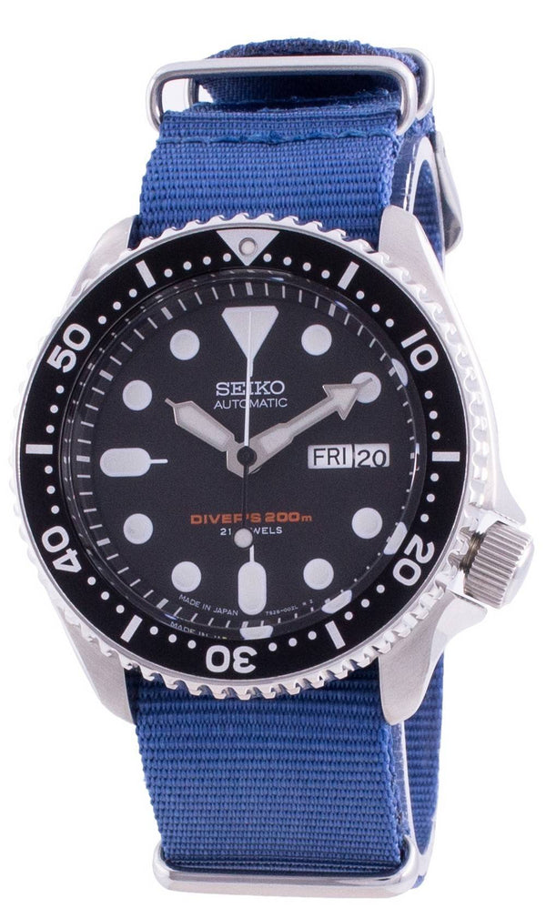 Seiko Automatic Diver's SKX007J1-var-NATO8 200M Japan Made Men's Watch