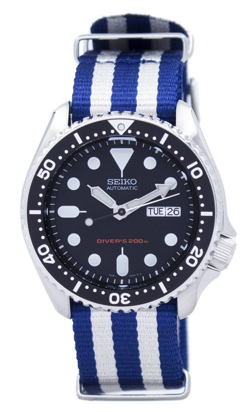 Seiko Automatic Diver's 200M NATO Strap SKX007K1-var-NATO2 Men's Watch