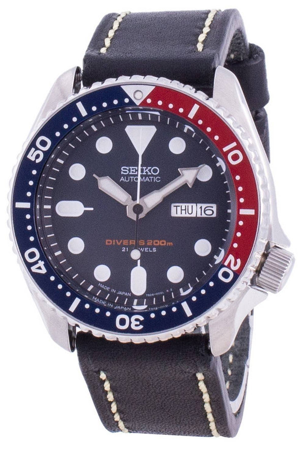 Seiko Automatic Diver's Black Dial SKX009J1-var-LS16 200M Men's Watch