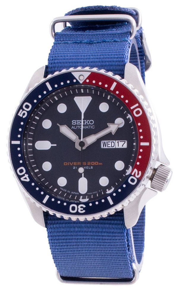 Seiko Automatic Diver's SKX009J1-var-NATO8 200M Japan Made Men's Watch