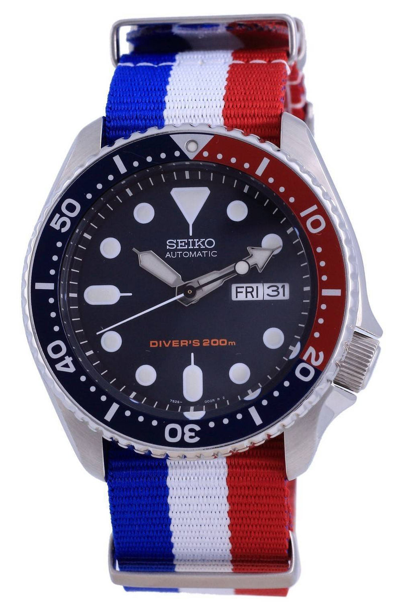 Seiko Automatic Diver's Polyester SKX009K1-var-NATO25 200M Men's Watch