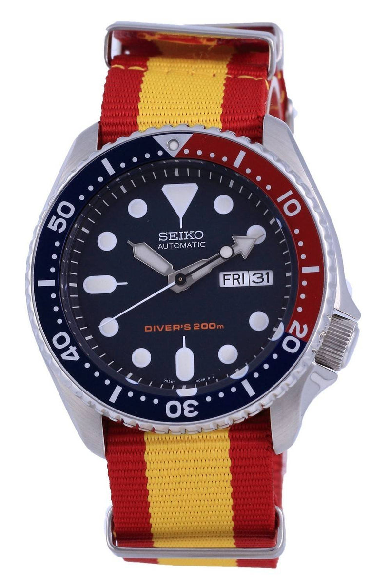 Seiko Automatic Diver's Polyester SKX009K1-var-NATO29 200M Men's Watch