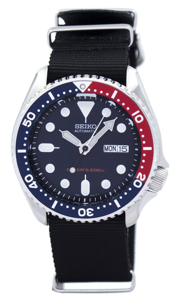 Seiko Automatic Diver's 200M NATO Strap SKX009K1-var-NATO4 Men's Watch