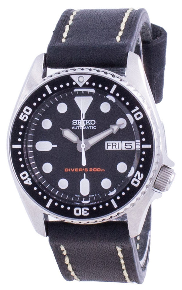 Seiko Automatic Diver's Black Dial SKX013K1-var-MS9 200M Men's Watch