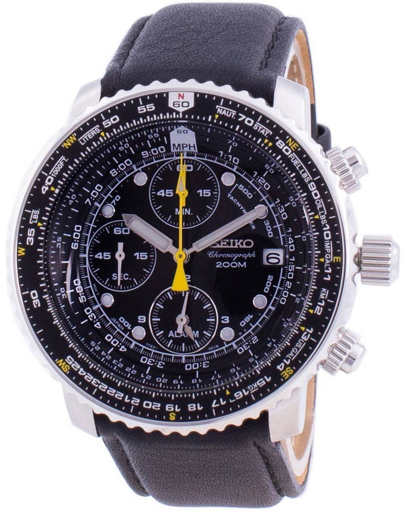 Seiko Pilot's Flight SNA411P1-VAR-LS10 Quartz Chronograph 200M Men's Watch