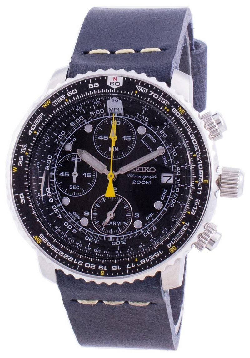 Seiko Pilot's Flight SNA411P1-VAR-LS15 Quartz Chronograph 200M Men's Watch