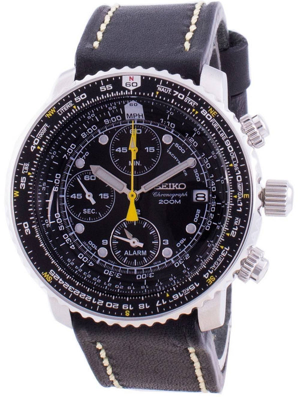 Seiko Pilot's Flight SNA411P1-VAR-LS16 Quartz Chronograph 200M Men's Watch