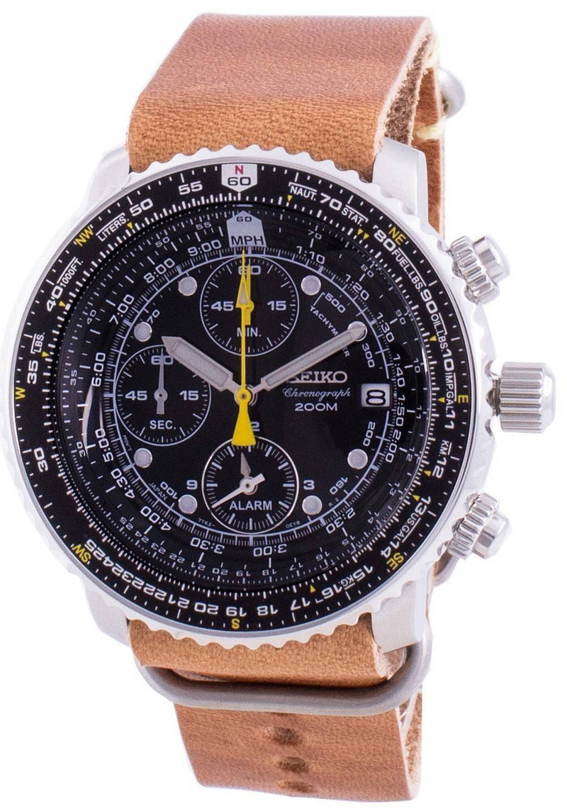 Seiko Pilot's Flight SNA411P1-VAR-LS18 Quartz Chronograph 200M