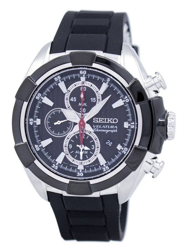 Seiko Velatura Chronograph Alarm Quartz SNAF39P3 Men's Watch