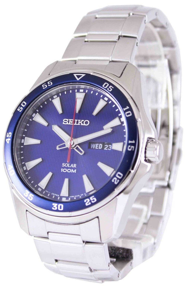 Seiko Solar 100M SNE391 SNE391P1 SNE391P Men's Watch