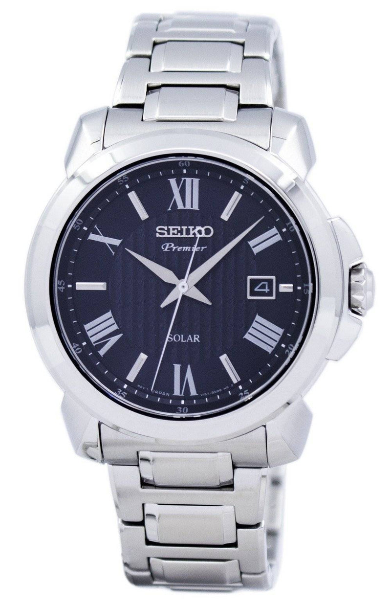 Seiko Premier Solar SNE455 SNE455P1 SNE455P Men's Watch