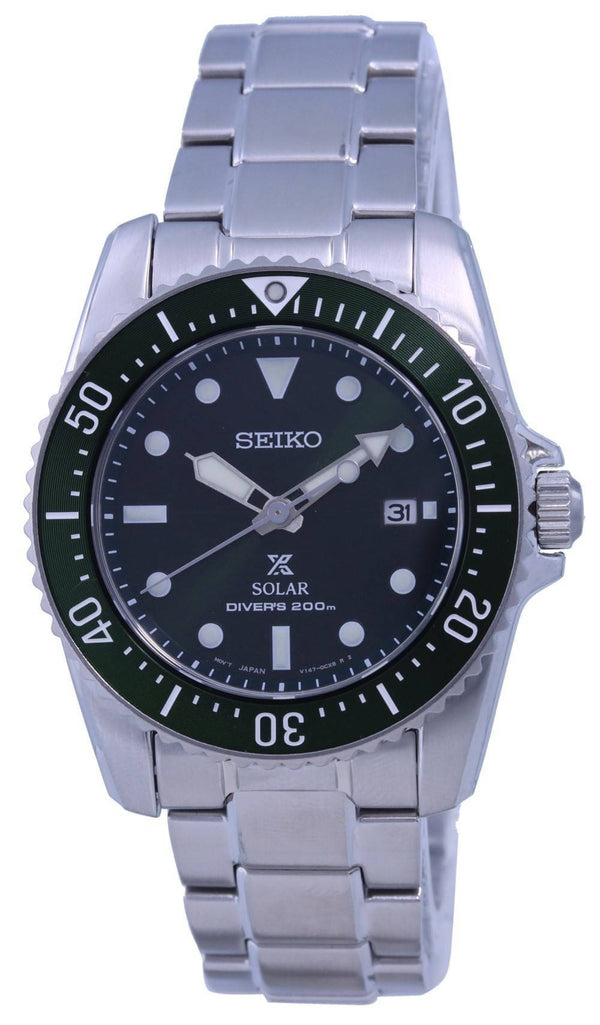 Seiko Prospex Green Dial Solar SNE583 SNE583P1 SNE583P 200M Men's Watch