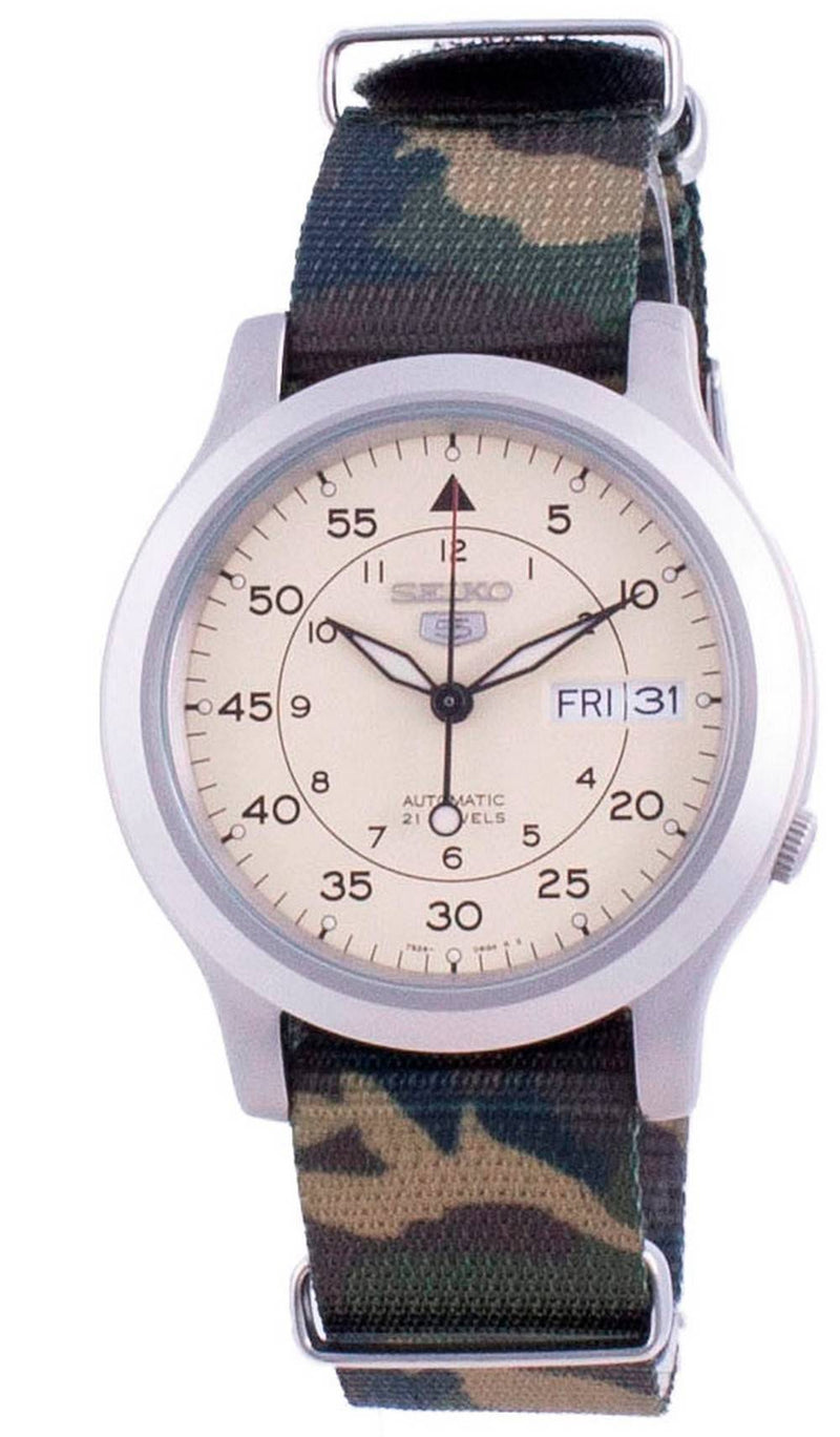 Seiko 5 Military SNK803K2-var-NATOS18 Automatic Nylon Strap Men's Watch